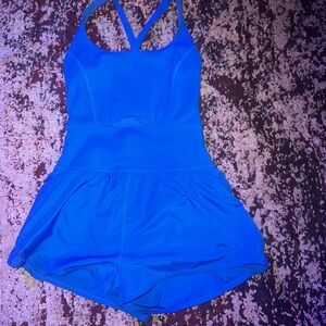 Vibrant Blue Racerback Romper